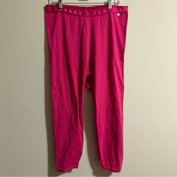 NWT Savage x Fenty Hot Pink Leggings Size 2X - Picture 2 of 9